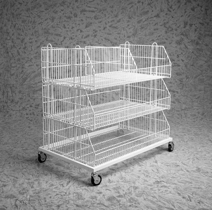 Cestone Sovrapponibile In Tondino Di Ferro