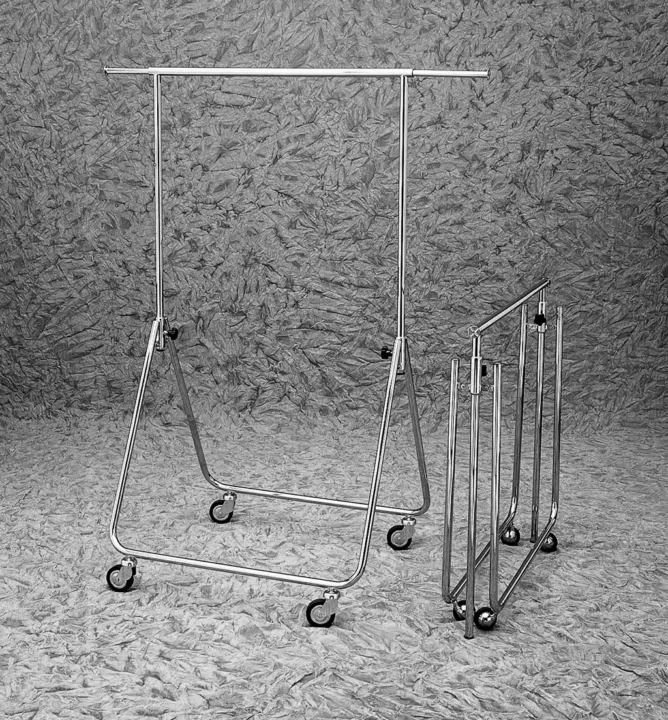 Stender Pieghevole Regolabile Completamente Cromato